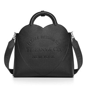 Tiffany & Co. Black Heart Shoulder Bag